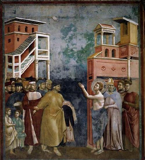 GIOTTO di Bondone Renunciation of Wordly Goods oil painting image